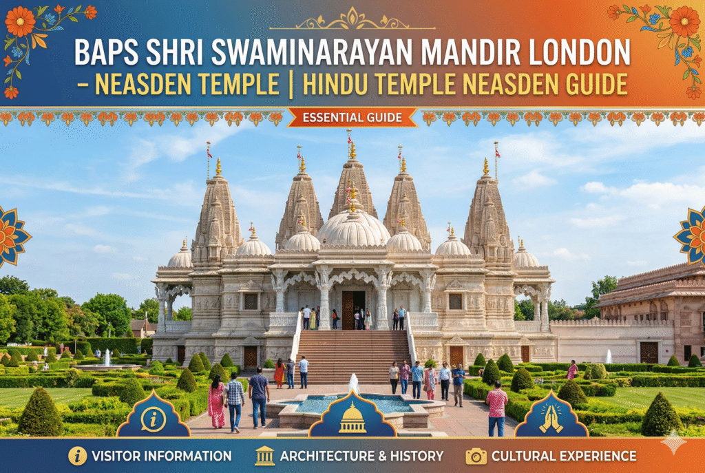 BAPS Shri Swaminarayan Mandir London – A Complete Guide to Neasden Temple 2 BAPS Shri Swaminarayan Mandir London